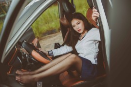 [SSA丝社] NO.017 小丝妹佳佳黑色长筒练车记