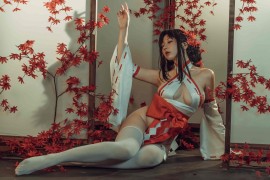 云溪溪 NO.004 奶桃巫女