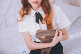 [SSA丝社] NO.020 小琪琪 性感女秘书闺房高端灰丝穿丝足部特写