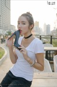 [IESS异思趣向] 2016.10.19 丝足便当018： 阳光下的越薄肉丝玩赏 SASA莎莎