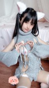桜井宁宁 NO.016 白い猫ちゃん