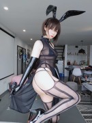 Coser小姐姐 白银81 NO.003 透明旗袍