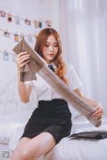 [SSA丝社] NO.020 小琪琪 性感女秘书闺房高端灰丝穿丝足部特写