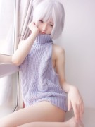 一小央泽 高领毛衣