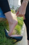 [IESS异思趣向] 2016.10.19 丝足便当018： 阳光下的越薄肉丝玩赏 SASA莎莎