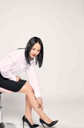 [奈丝写真] NO.008：阿刀-柔和纯色#黑与白
