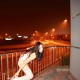 [AISS爱丝] NO.015 夜景外拍白色连体丝袜