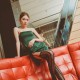 [SSA丝社] NO.019 小琪琪 KTV包厢里的魅惑黑丝网袜裸足特写