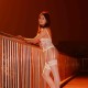 [AISS爱丝] NO.015 夜景外拍白色连体丝袜