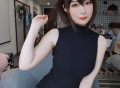 Coser小姐姐 白银81 NO.004 黑色包臀裙